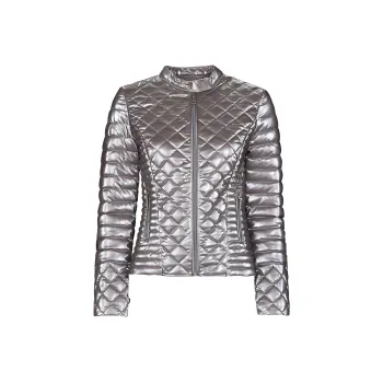 GUESS Jackets Coats Women's Silver