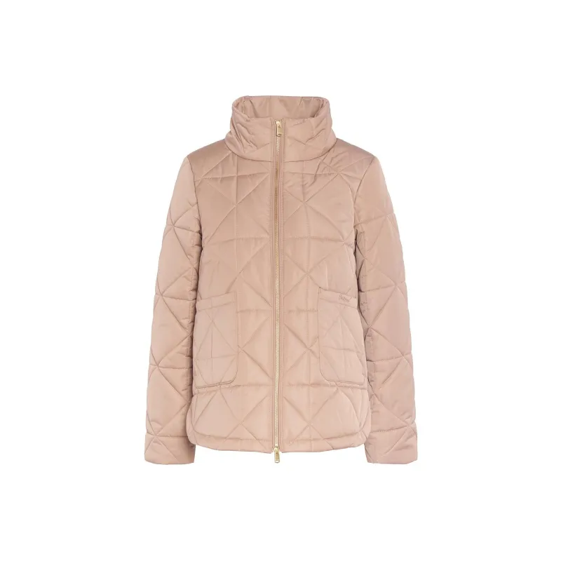 BARBOUR Stella Quilted Jacket Jackets Coats Women's Pink-0