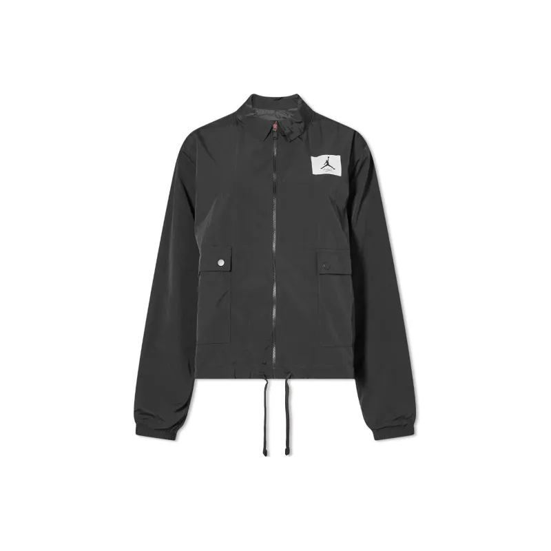 Jordan Women's Essentials Woven Jacket Black/Black-0