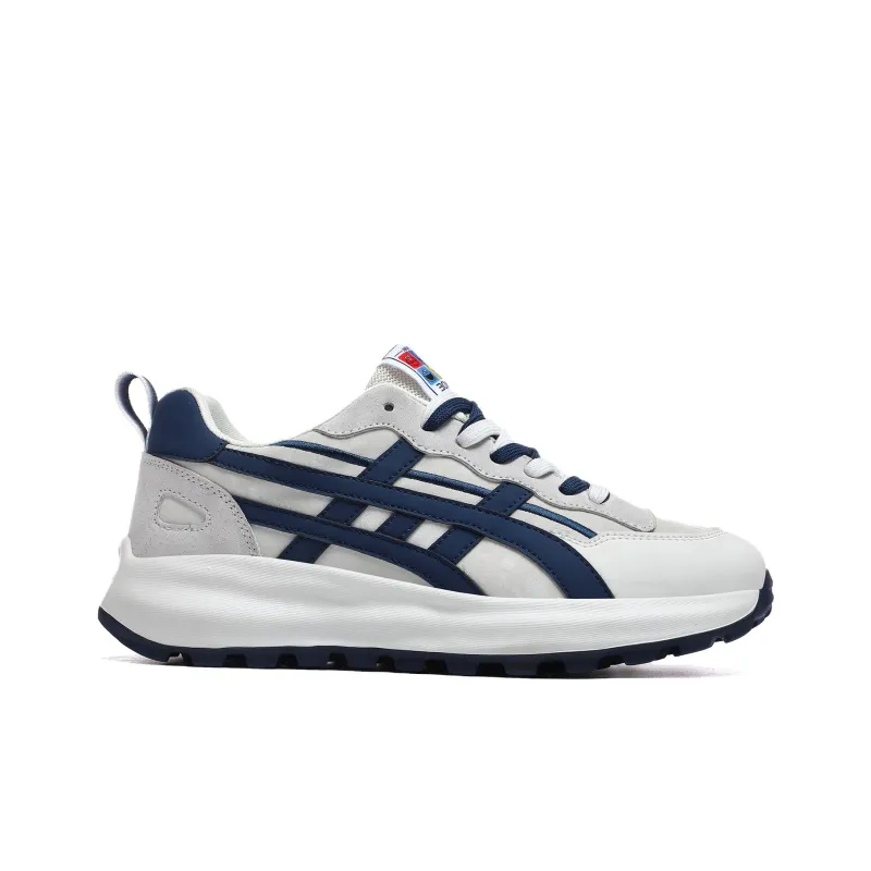 Yamid Men's Casual Shoes Men's Beige Dark Blue-1