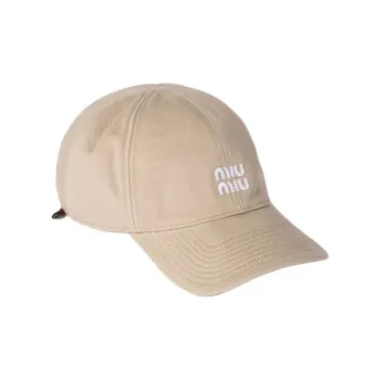 MIU MIU Denim Baseball Cap