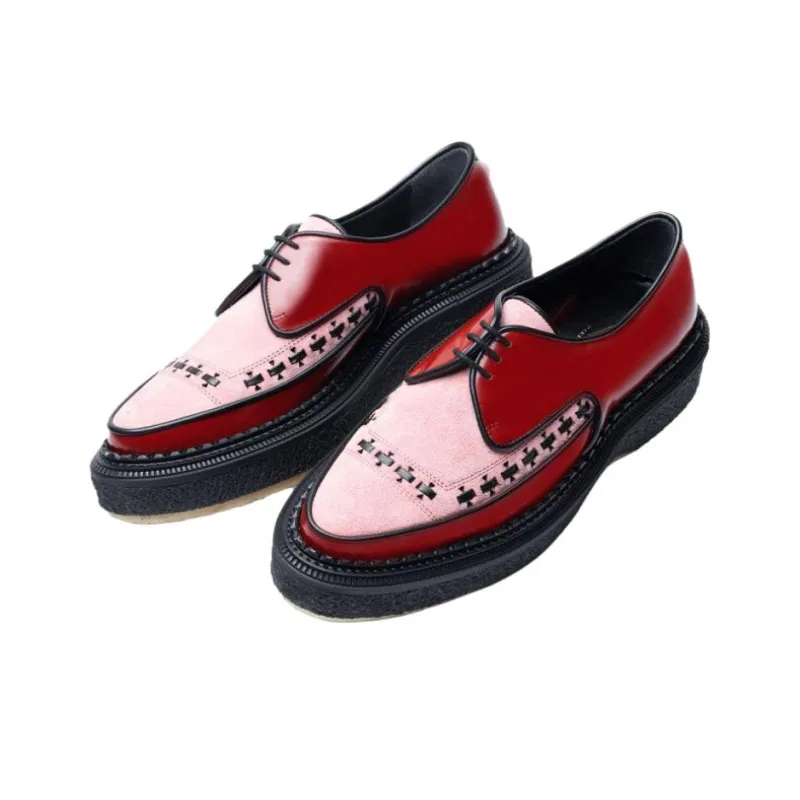 ADIEU PARIS Casual Single Shoes Women's Red Pink-2