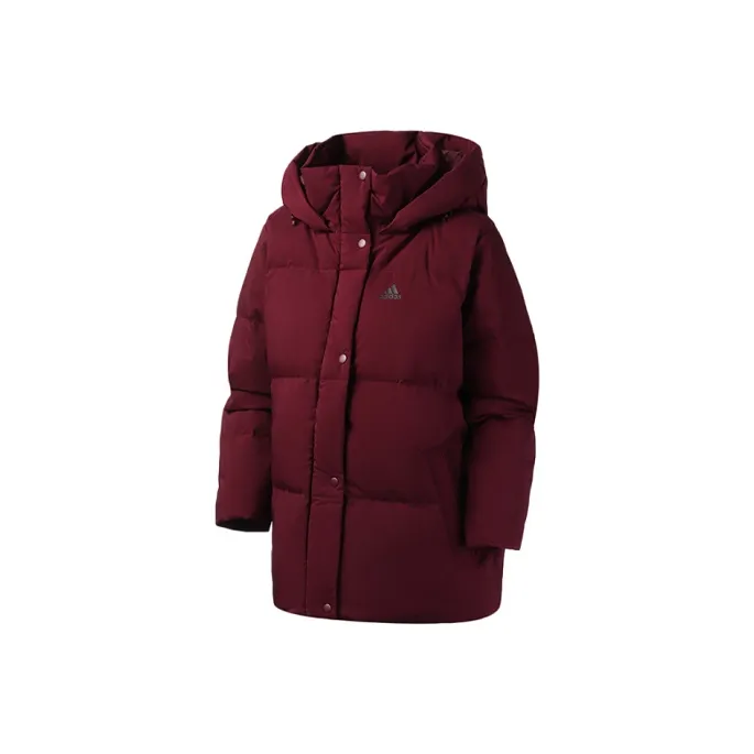 Adidas Down Jacket Winter Women's Dark Reddish Purple-0