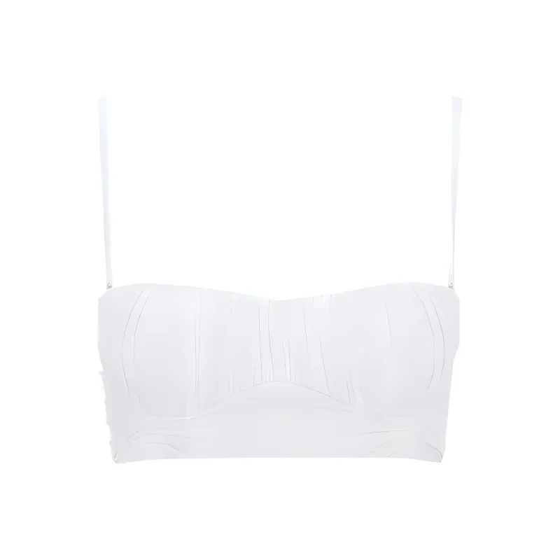 DIOR Swimsuit Top Camisole Women's White-0