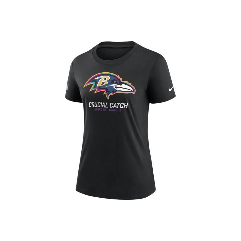 Nike Baltimore Ravens Crucial Catch Women's Nike Nfl T-Shirt-0