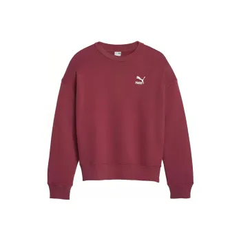 PUMA CLASSICS Women's Oversized Sweatshirt Sweatshirt Women's Burgundy