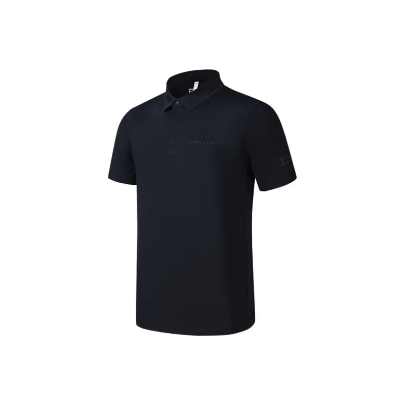 FILA Fitness Polo Shirt Men's Royal Blue-1