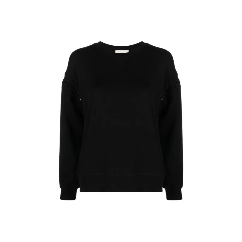 Ulla Johnson Cori Crochet-detail Sweatshirt-0