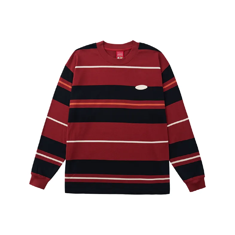 Checkitout x OSAMU GOODS T-Shirt Unisex Adventurer-Red Black/Orange/Ecru-0