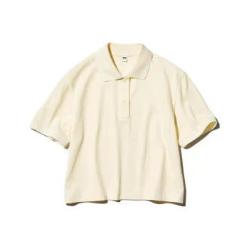 UNIQLO Polo Shirt Women's Cream
