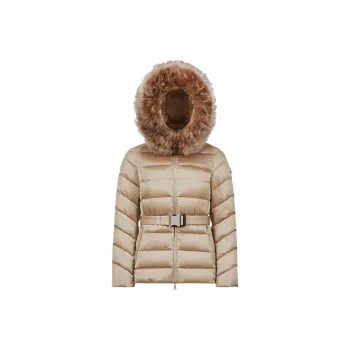 Moncler Down Jacket Women's Light Brown