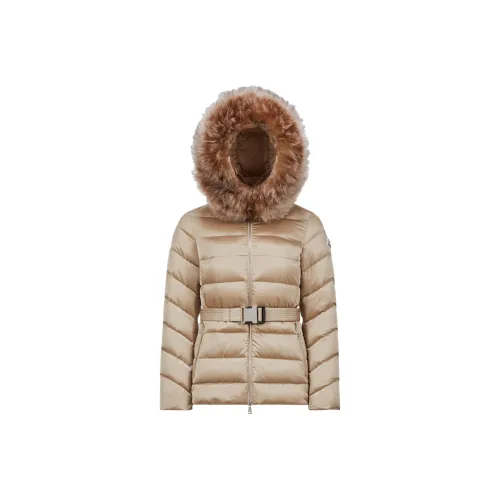 Moncler Down Jacket Women's Light Brown