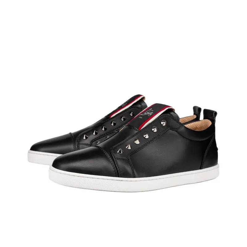 CL LUBOTING F.A.V Fique A Vontade Low Top Stylish Skateboarding Shoes Men's Black-2