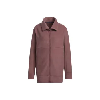 Adidas Polar Fleece Jacket Plus Jackets Coats Women's Burgundy Red