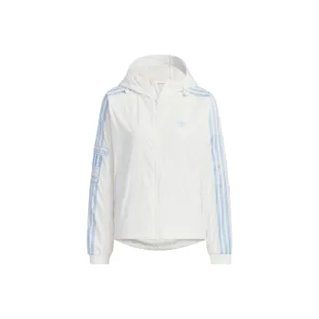 Adidas Originals ADIBREAK WINDBREAKER Jackets Coats Women's Bright White
