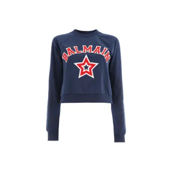 BALMAIN Sweatshirt Women's Marine Blue