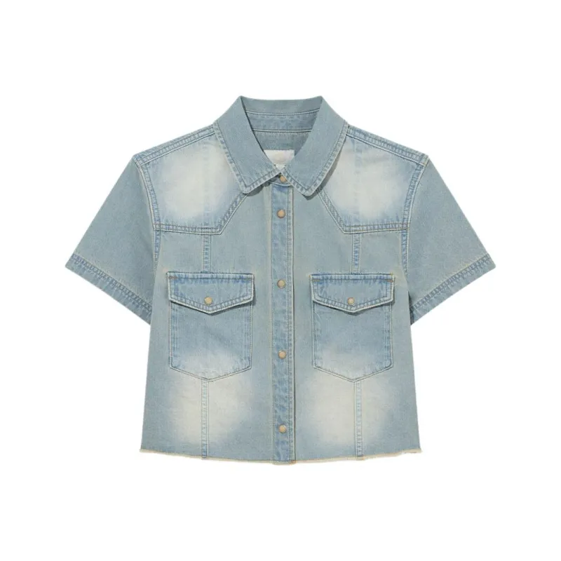 COVERNAT SS25 Shirt Women's Light Blue-0