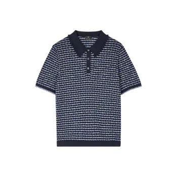 Paul Smith FW24 Polo Shirt Women's Marine Blue