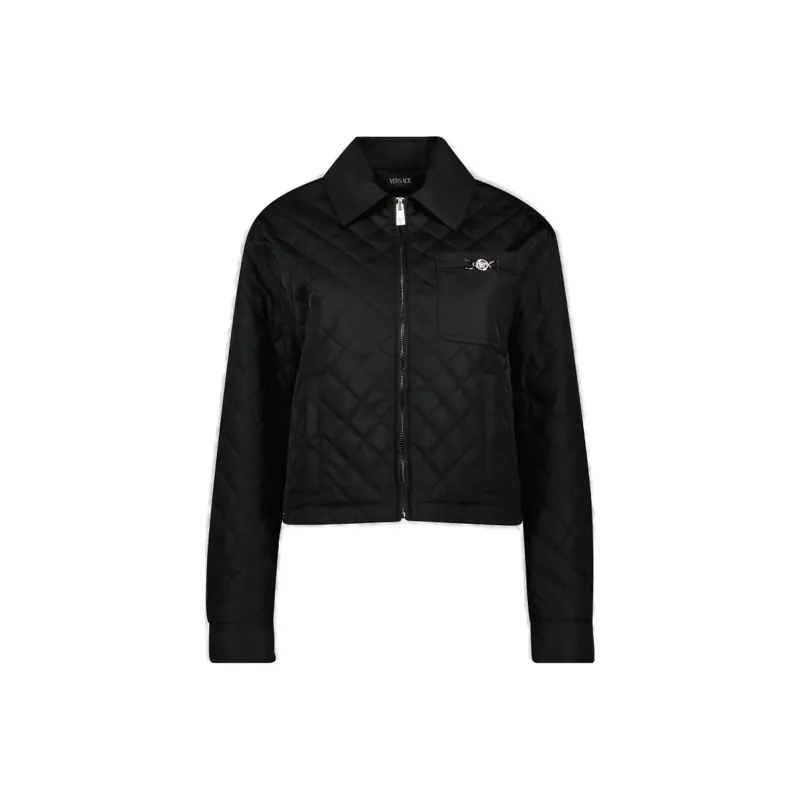 VERSACE COLLECTION Quilted Zipped Puffer Jacket-0