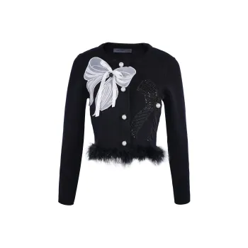 CHICCO MAO Jackets Coats Women's Black
