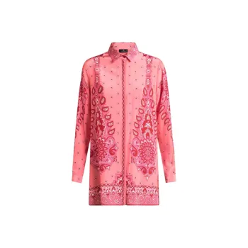 ETRO Floral Printed Long Sleeved Shirt