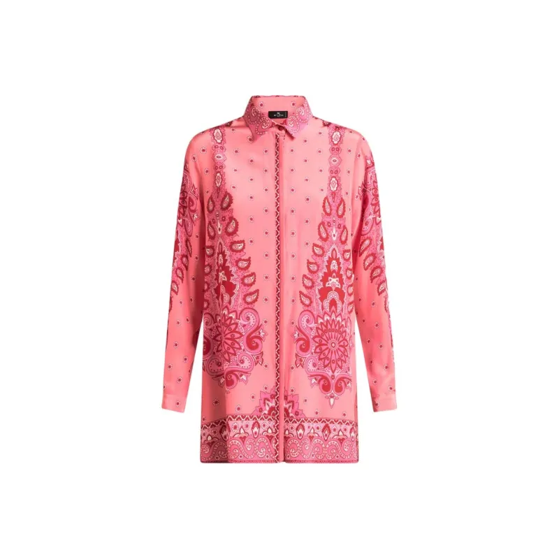ETRO Floral Printed Long Sleeved Shirt-0
