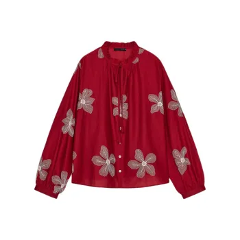 ZARA Shirts Women's Raspberry
