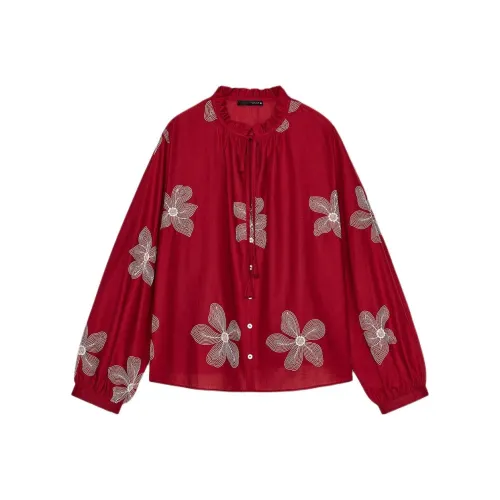 ZARA Shirts Women's Raspberry