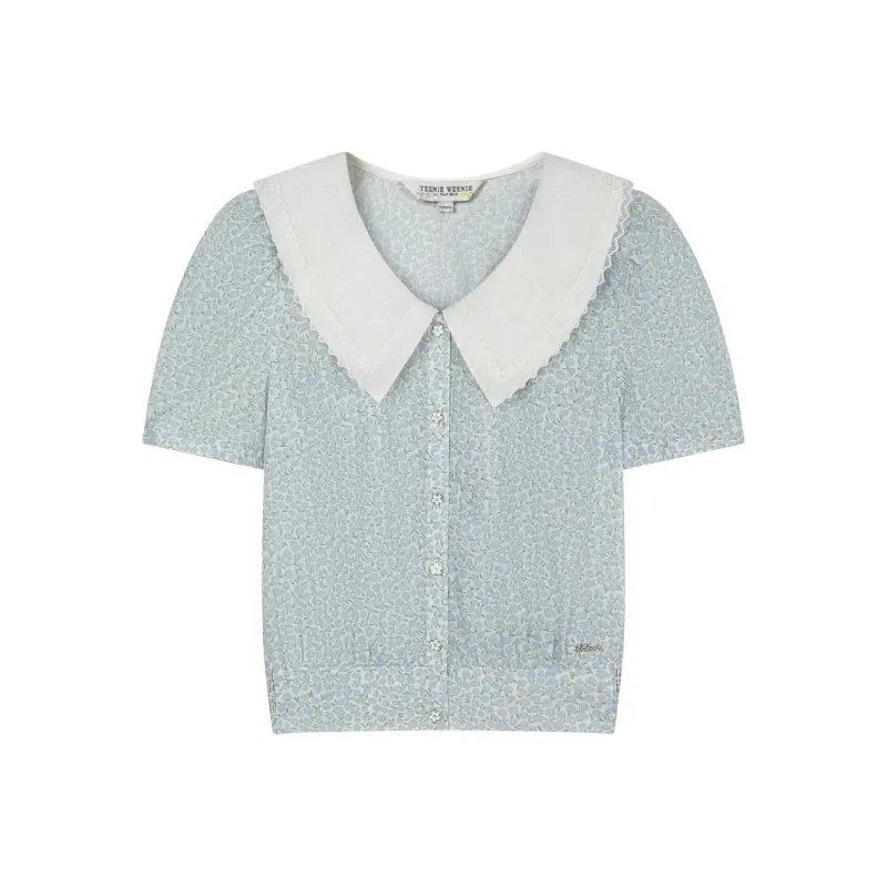 Teenie Weenie Shirts Women's Light Blue-0