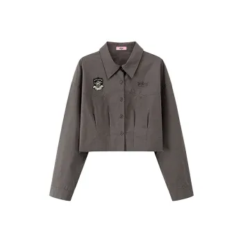 CHUU Shirts Women's Carbon Gray