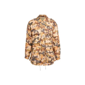 ISABEL MARANT Elize Camouflage print Cotton Jacket