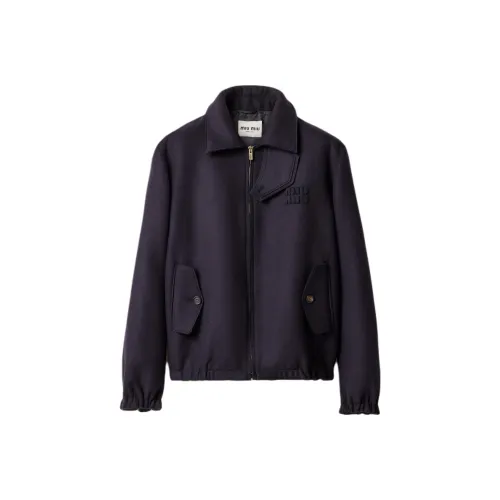 MIU MIU stepping Coats Women's Blue