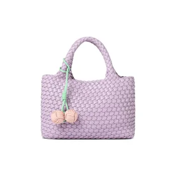TUCANO PU Handbag Medium Size Women's Champagne Gold/Anko Red/Lavender