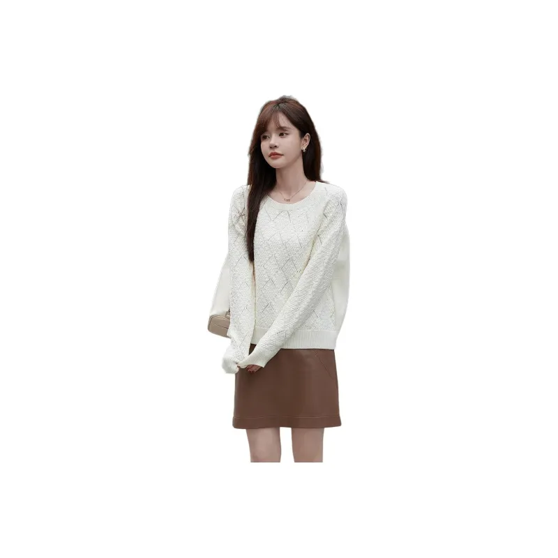 MT Knitwear Women's White-0