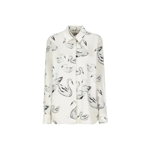 MSGM Swan print Shirt