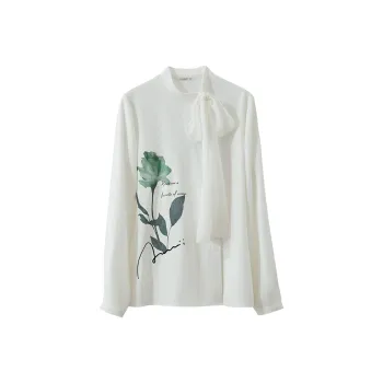 AMII Chiffon Shirt Women's Ecru