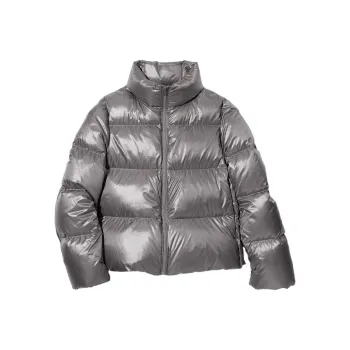 UNIQLO Down Jacket Women's Lead Gray