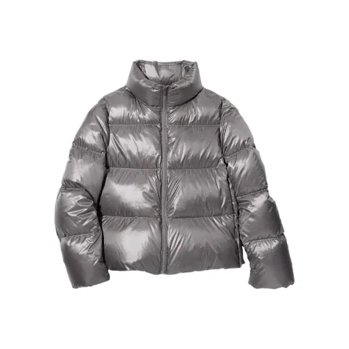 UNIQLO Down Jacket Women's Lead Gray