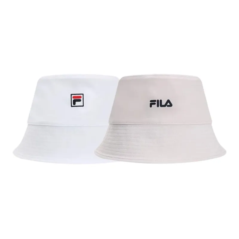 FILA Polyester Bucket Hats Unisex Standard White-7