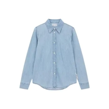 CALVIN KLEIN Denim Series Shirt Women's Blue