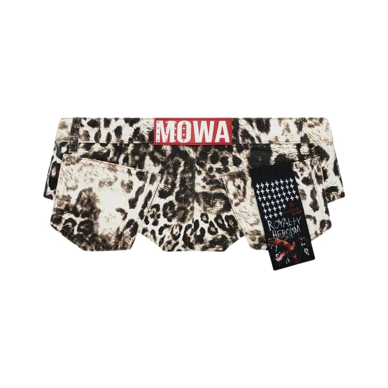 Mowalola X Ksubi Mowalola Collaboration Denim Shorts Women's Brown-1