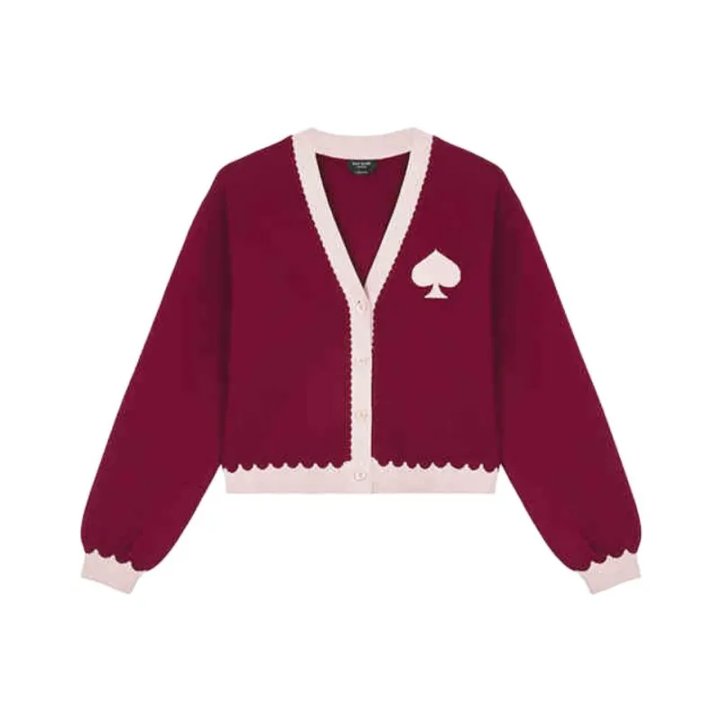 Kate Spade FW24 Knitwear Women's Blackberry Fruit Leather Color-0