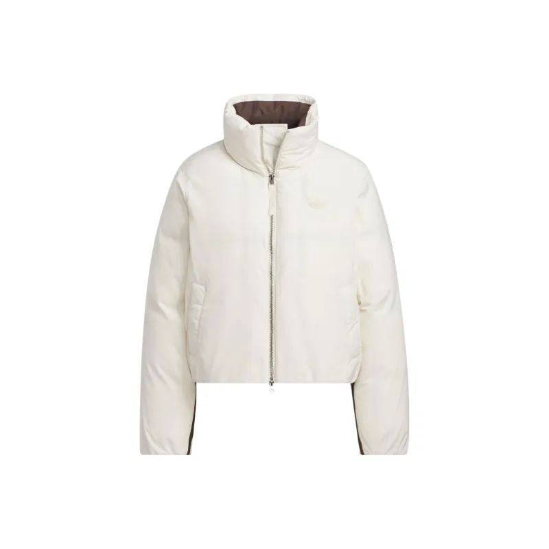 Adidas Originals FW24 NON QUILTING SHORT DOWN Jackets Coats Women's Wonder White-0