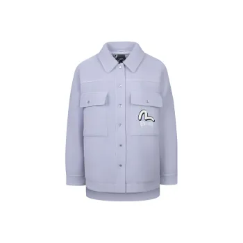 EVISU AW23 Shirt Coat Women's Purple