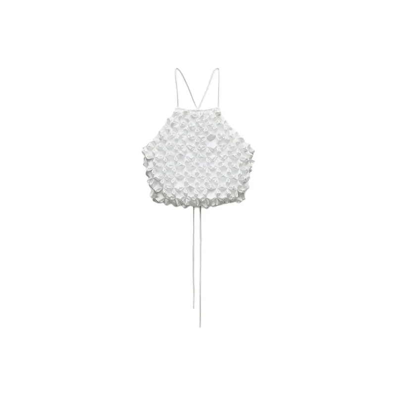 ZARA Trf Camisole Women's White-0