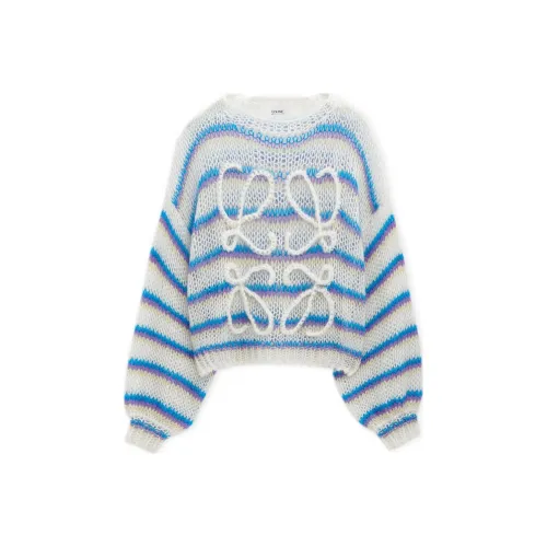 LOEWE Anagram Sweater 'White/Multicolor'