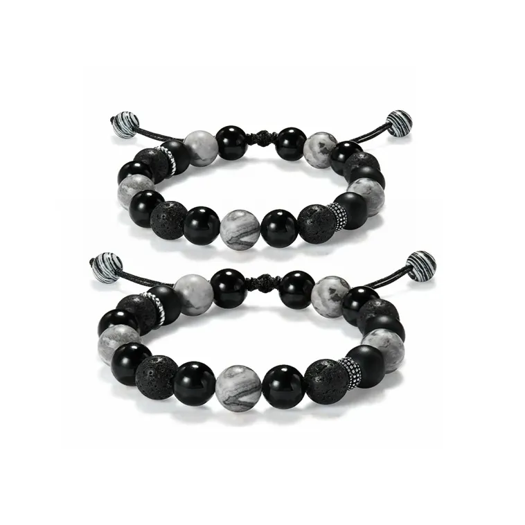 JUICY GRAPE Agate Bracelets Unisex-0