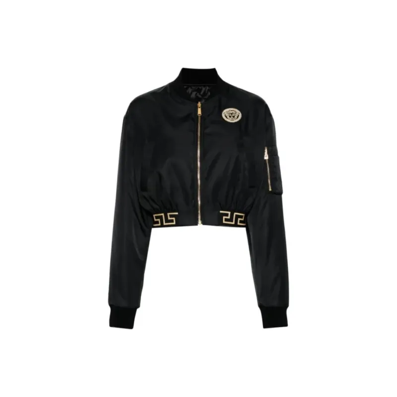 VERSACE Reversible Zipped Bomber Jacket-0