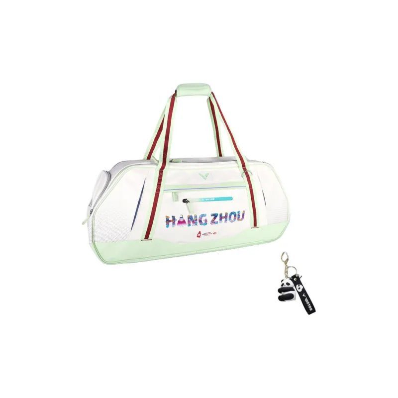 VICTOR Champion Series/Competition Series Badminton Racket Bags 6 Pcs Pack Shoulder Bag White Green Unisex-13