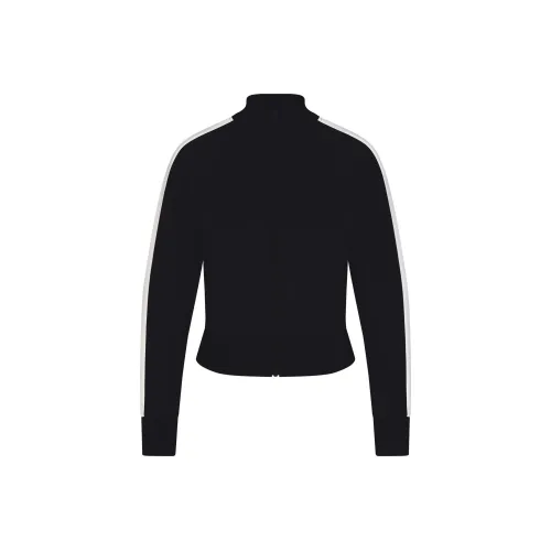 SKIMS TRACK ZIP UP JACKET Jackets Coats Women's ONYX/Onyx